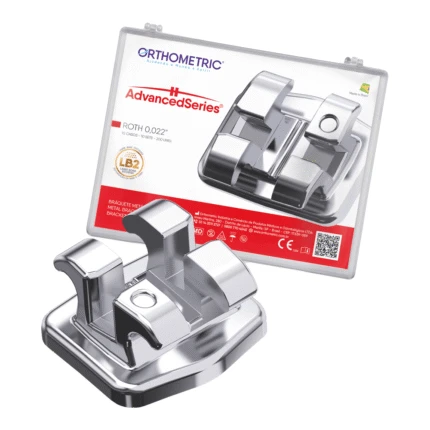 Orthometric Brackets Metalicos Advanced Series Roth 0.022" (10 Casos)