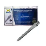 Microtornillo Extra-Alveolar de acero longitud 14 mm, transmisión 4 mm, Ø2 mm (1 Unidad)