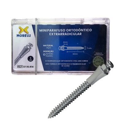 Microtornillo Extra-Alveolar de acero longitud 14 mm, transmisión 4 mm, Ø2 mm (1 Unidad)
