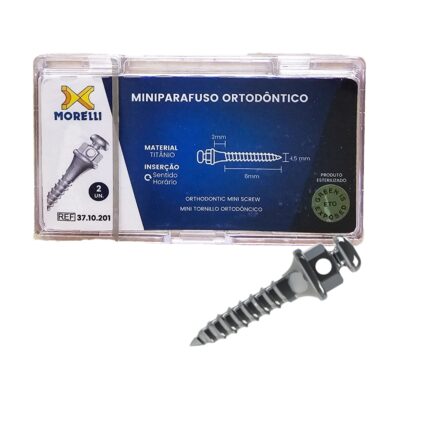 Microtornillo Interradicular de Titanio longitud 6 mm, transmisión 1mm, Ø1.5 mm (2 Unidades)