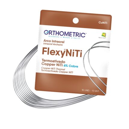 Orthometric Arcos FlexyNiTi Termoactivado Copper NiTi 0.014" Superior ALX 10 Unidades