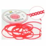 Morelli Cadena Elástica Corta Rojo Cristal 1.5Mts