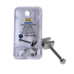 Morelli Gancho Punta de Bola Recto Crimpable Para Arco Hasta 0.022" (10 Unidades)