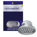 Orthometric Botón Lingual Metalico Recto (10 Unidades)