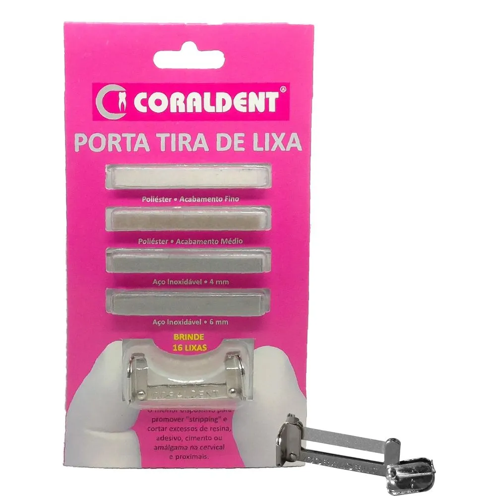 Porta tiras de papel de lija CORALDENT Coraldent Porta Lija para Desgaste Interproximal (IPR) - Imagen 1