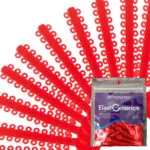 Orthometric Ligadura Modular Rojo Cristal (Traslúcido) (46 Llaves)