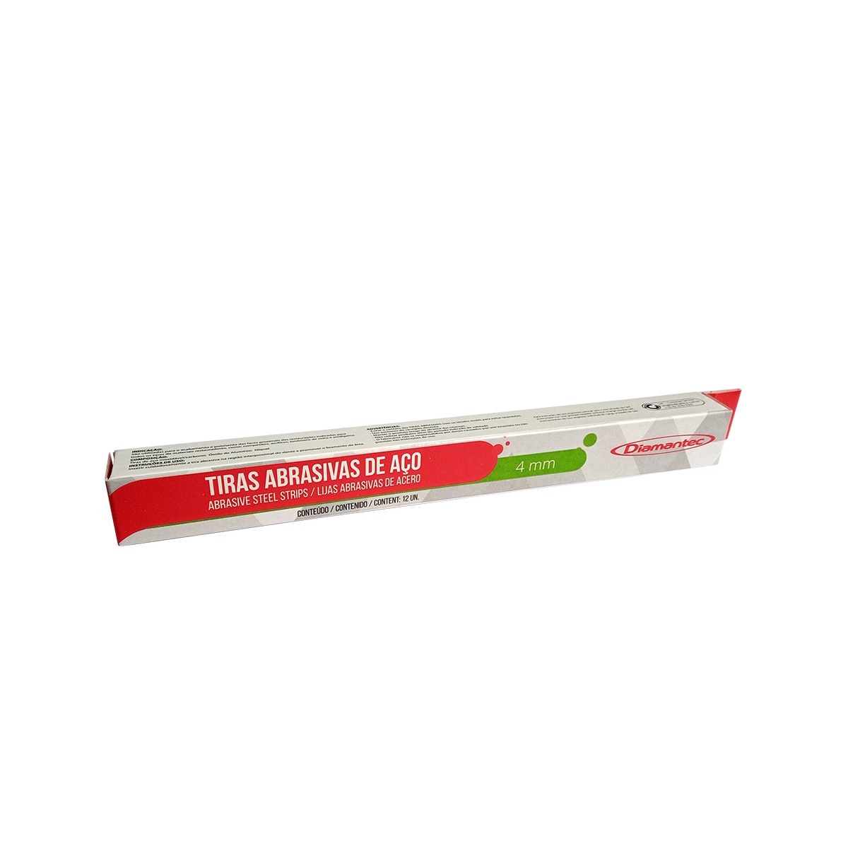 Tiras Abrasivas de Acero 4mm BIODINAMICA BIODINAMICA Tiras Abrasivas de Acero 4mm (12 Unidades) - Imagen 1
