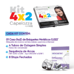 Orthometric Brackets Metalicos Kit 4x2 Incluye Secuencia de Arcos, Stops y Tubos (1 Caso) - Imagen 2