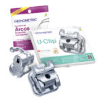 Orthometric Brackets Metalicos Autoligados Interactivos SLB Uclip Roth 0.022" Incluye Tubos y Secuencias de Arcos (1 Caso)