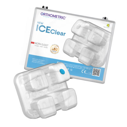 Orthometric Brackets Estéticos Cerámicos New ICE clear Roth 0,022 (1 Caso)