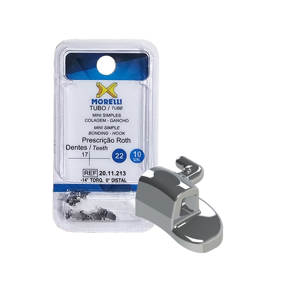 Tubo Mini Simple 17 Morelli Tubos Mini Simples Roth 0,022" Diente 17 (10 Unidades) - Imagen 1