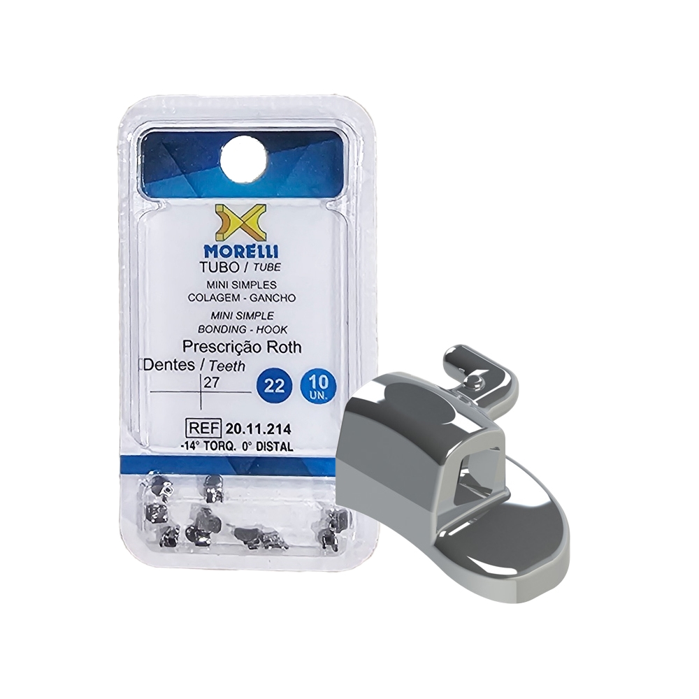 Tubo Mini Simple 27 Morelli Tubos Mini Simples Roth 0,022" Diente 27 (10 Unidades) - Imagen 1