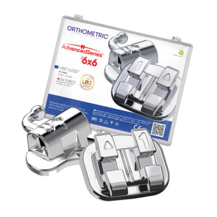 Orthometric Brackets Metalicos Advanced Series MBT 0.022" Incluye Arcos 0.014 Sup/Inf y Tubos (1 Caso)
