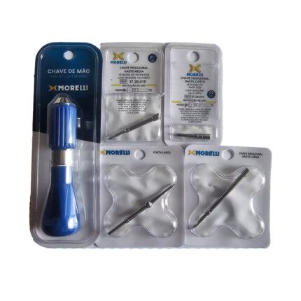 Morelli Kit de Herramientas para Microtornillos (Azul) (Sin Estuche)