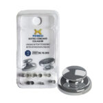 Morelli Botón Lingual Metalico Cóncavo (10 Unidades)