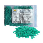 Morelli Separadores de Bandas Elástico Ø 3/16 Verde (1000 Unidades)