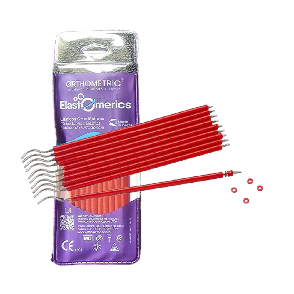 Baston Rojo Cristal Othometric Ligadura Elastica Rojo Cristal (1000 Unidades) - Imagen 1
