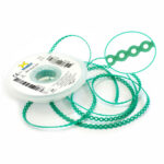 Morelli Cadena Elástica Mediana Verde Perla 1.5Mts