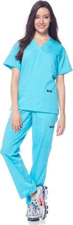 Dagacci Poly-Cotton Color Aqua Marina Talla M Unisex - Imagen 3