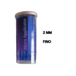 Micro Brush Fino Azul 2mm (100 Unidades)