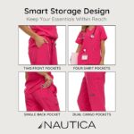 Nautica Two-Way UltraLight Color Fucsia Talla S (9 Bolsillos) - Imagen 4